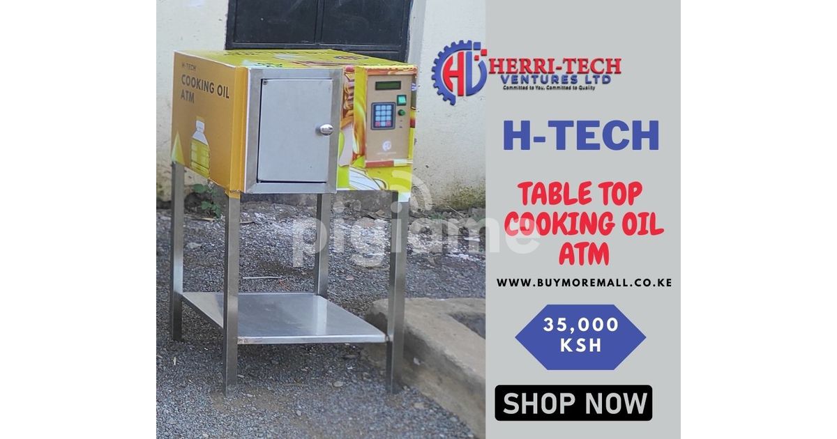 HTech Table Top Cooking Oil Vending Machine in Ruiru PigiaMe