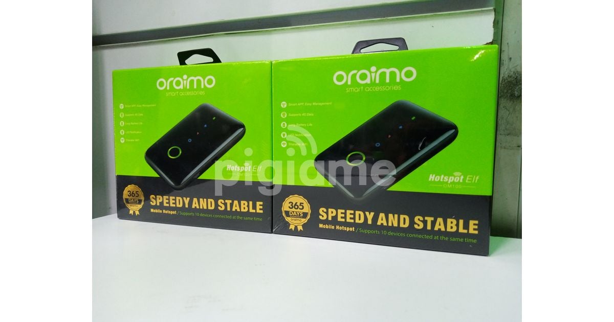 Oraimo Simcard Mifi Sharable Wifi Supports 4G/3G in Nairobi CBD, Moi ...