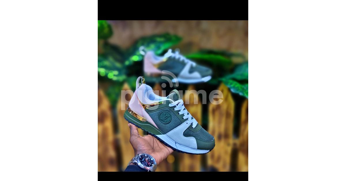 Louis Vuitton LV Trainers Laced Up Sneakers in Green White in Nairobi  Central - Shoes, Toppline Kenya