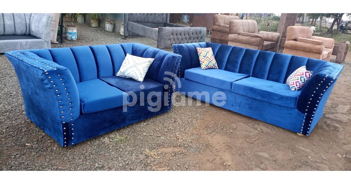 5Seater Quality Modern Sofa Design Made By Hardwood in Thika Town PigiaMe
