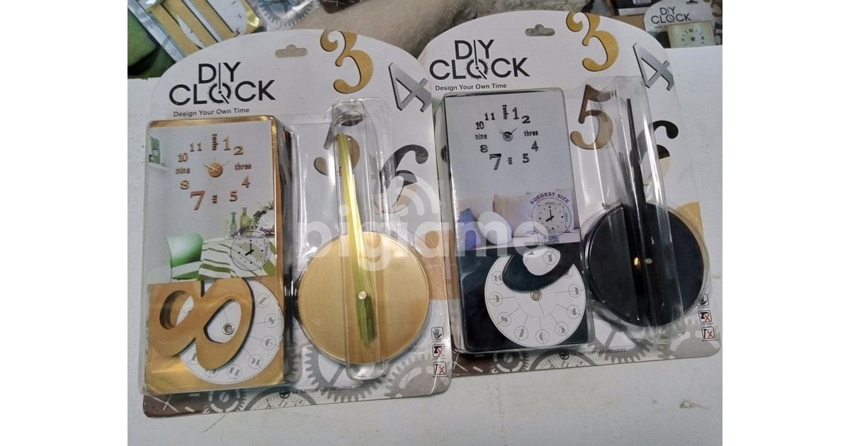 Fashion Stick On Wall Clock Diy Large Modern Design Decal 3D in Nairobi