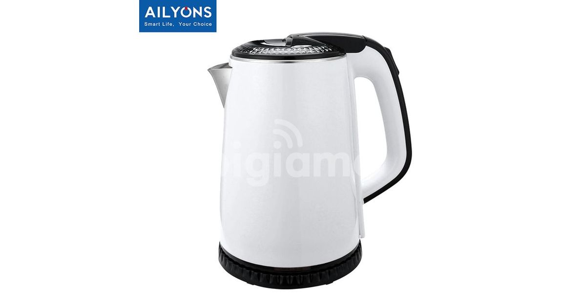 Ailyons Fk0306 Stainless Steel 1.8L Electric KettleWhite in Nairobi