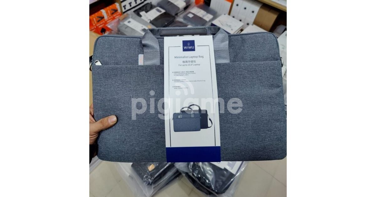 Wiwu Minimalist 14 Inch Gray Laptop Bag With Shoulder in Nairobi CBD