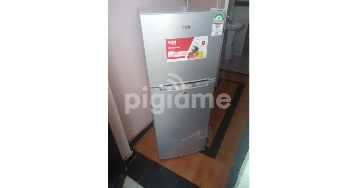 Von Vart18Dmy Double Door Fridge 138L Silver in Kasarani, Clay Works