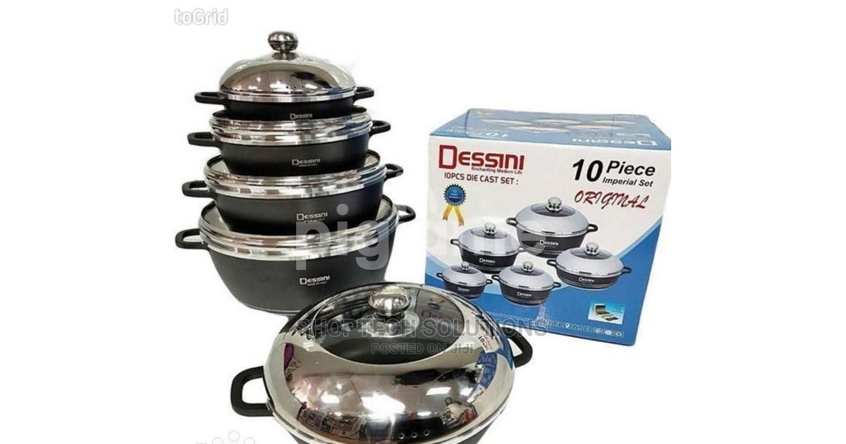Dessini Cookware Set 10 Pieces in Nairobi CBD, Accra Road PigiaMe