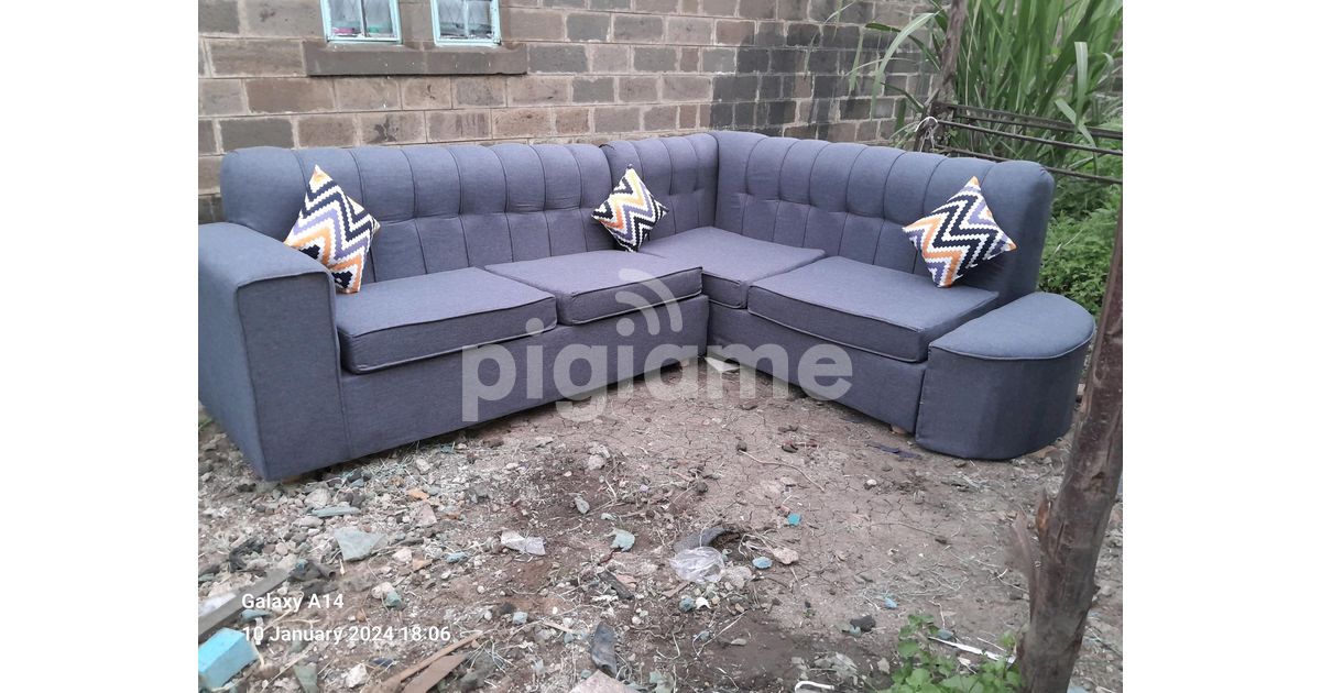 Corner Grey 6Seater Sofa Set On Sale in Ngara PigiaMe