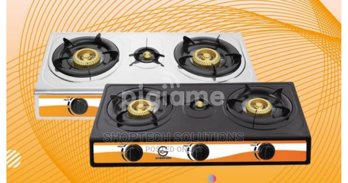 3 Burner Gas Stove Cooker With Autoignation. in Nairobi CBD, Accra Road PigiaMe