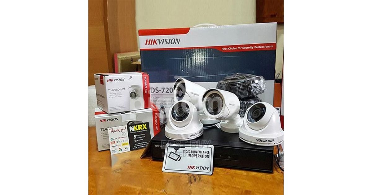 Highly Reliable Four Cctv Cameras Surveillance Complete in Nairobi CBD