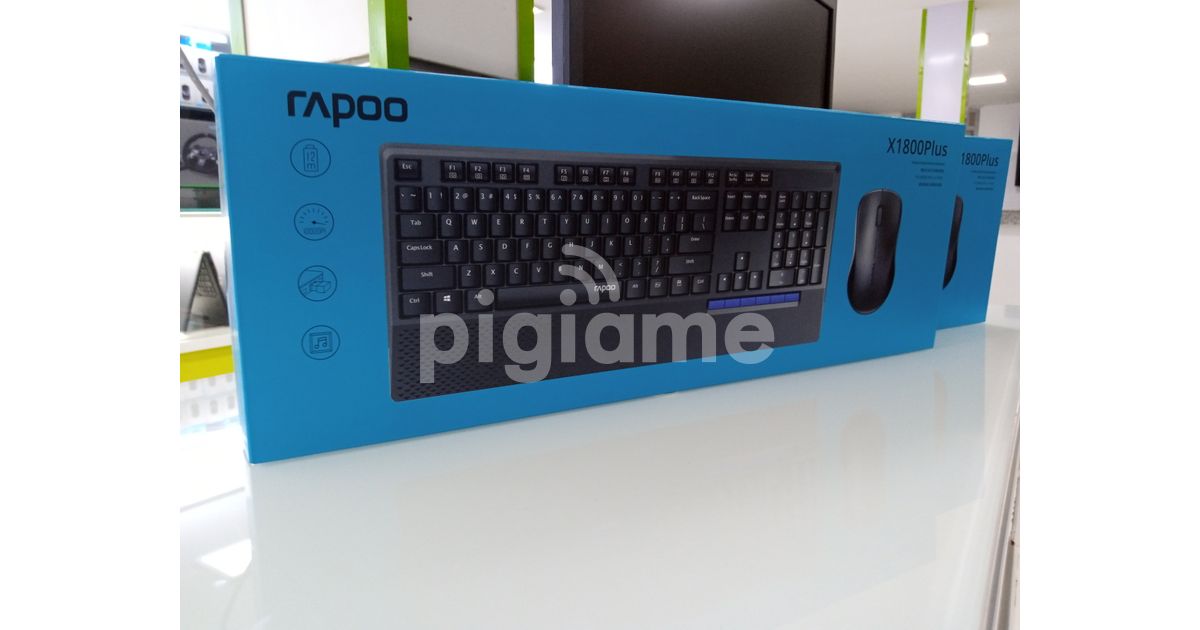 Rapoo X1800 Plus Wireless Keyboard And Mouse For Office/Home in Nairobi ...