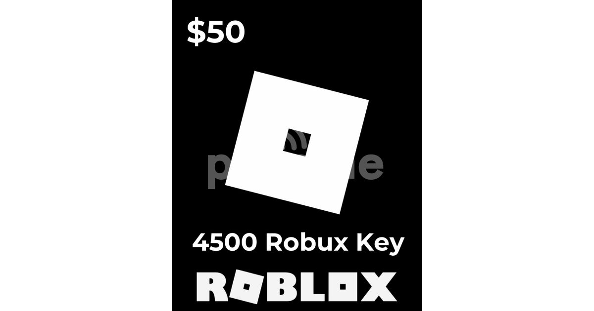  Roblox 50 USD (4500 Robux)