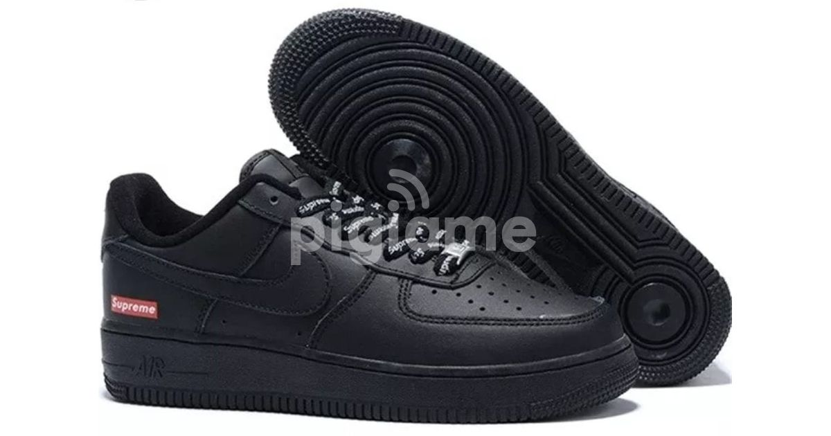 Nike Air Force 1 Low Black Supreme in Nairobi CBD PigiaMe