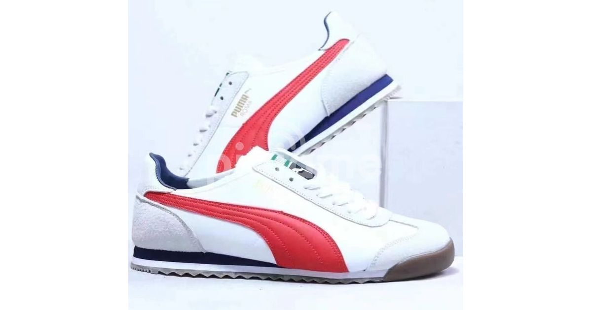 White Red Blue Puma Roma Sneaker in Nairobi CBD PigiaMe