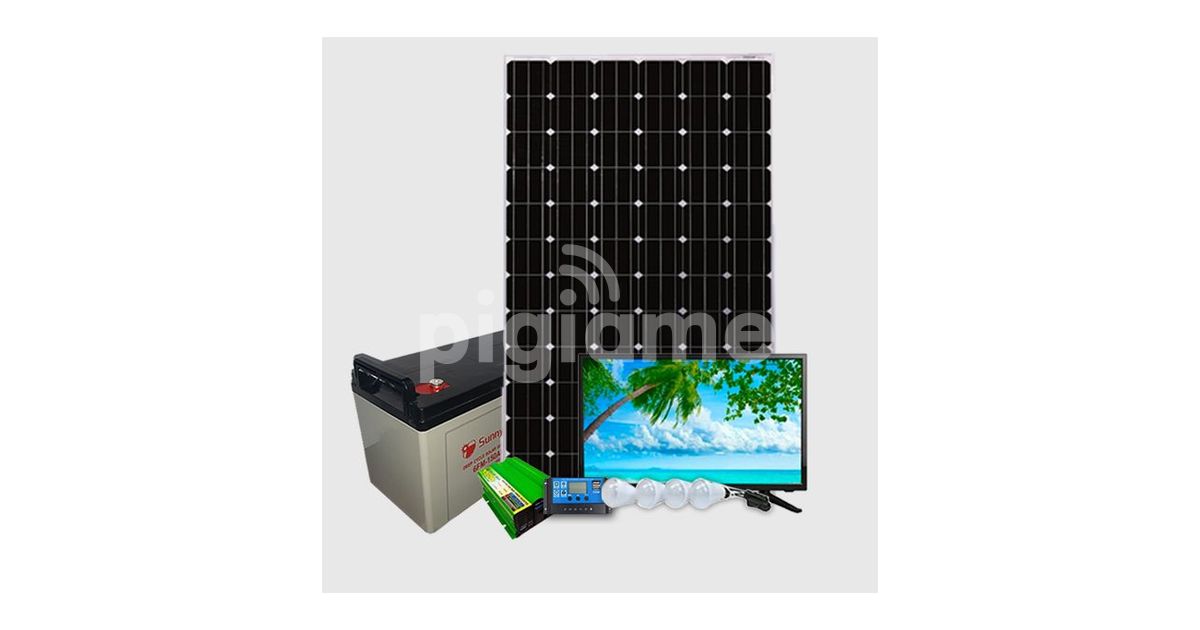 Solarmax Solar System Full Kit 150W + 32 " Tv in Nairobi CBD, Ronald Ngala PigiaMe