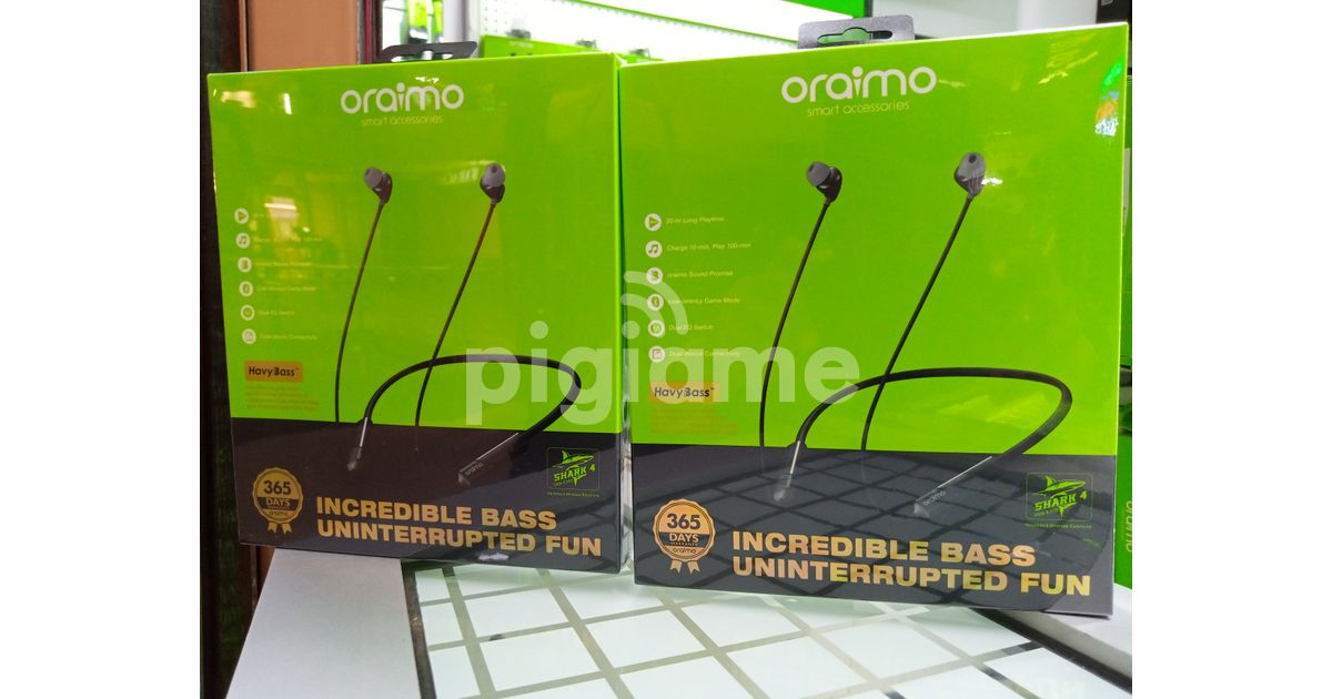 Oraimo Oeb E30D Shark 4 Neckband Wireless Earphone in Nairobi CBD Moi Avenue PigiaMe