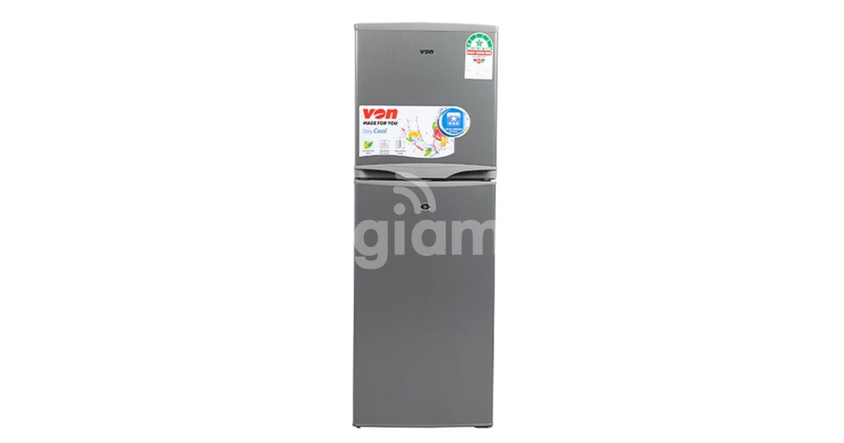 Von Vart22Dhs Double Door Fridge 144L Silver in Nairobi CBD, Moi