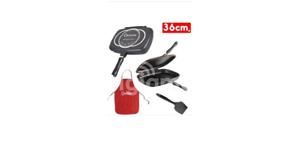 Dessini double deals grill pan
