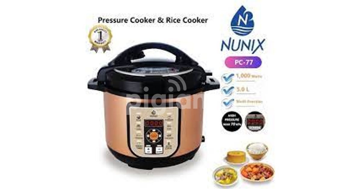 Nunix Multi Functional Electric Pressure Cooker Pc 77 in Nairobi CBD Accra Road PigiaMe
