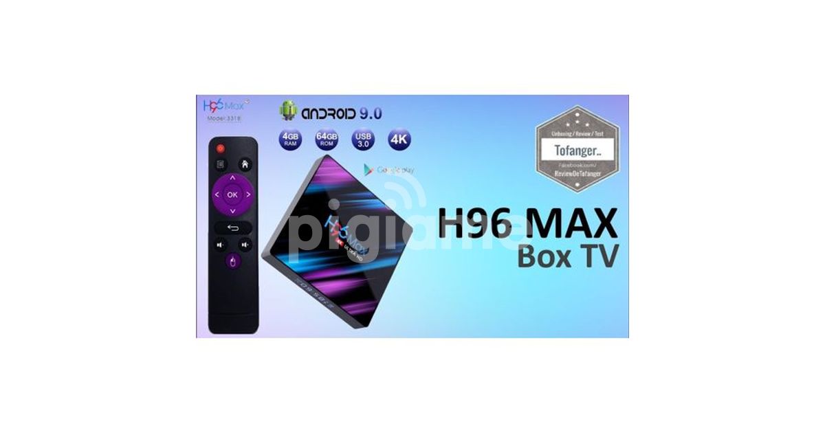 H96 Max-3318 4K Ultra HD Android TV Box , Android 10.0, 4GB+32GB 