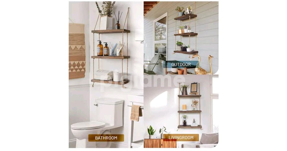 3 Tier Wood Floating Shelf in Nairobi CBD, Accra Road PigiaMe