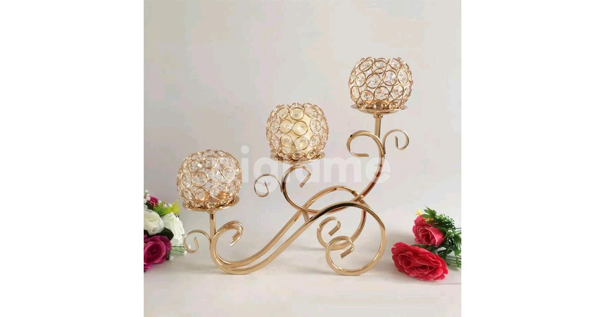 Three Arms Metal Candle Holder in Nairobi CBD PigiaMe