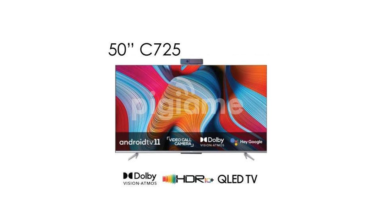 Tcl 50 Inch Qled 4K Smart Android Tv With A cam 50C725 in Nairobi