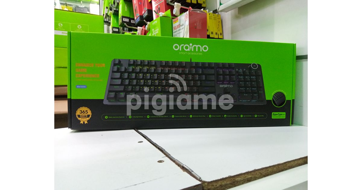 Oraimo Hypertype Wired Mechanical Keyboard in Nairobi CBD, Moi Avenue