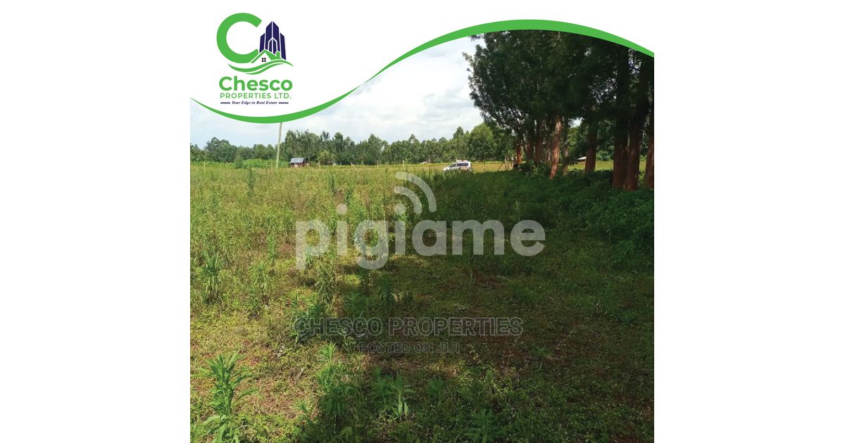 1 Prime Acre For Sale Harambee Market Next To Bulimbo Girls in Kakamega