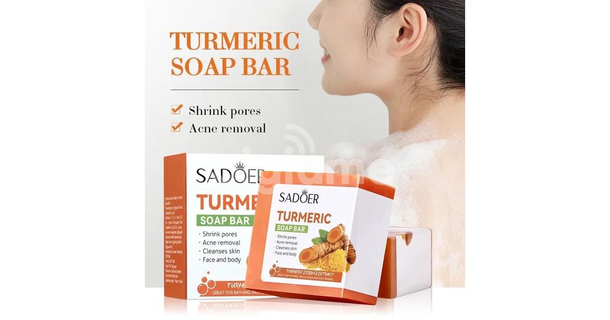 Sadoer Turmeric Anti Acne Soap, Face And Body Tumeric Soap in Nairobi