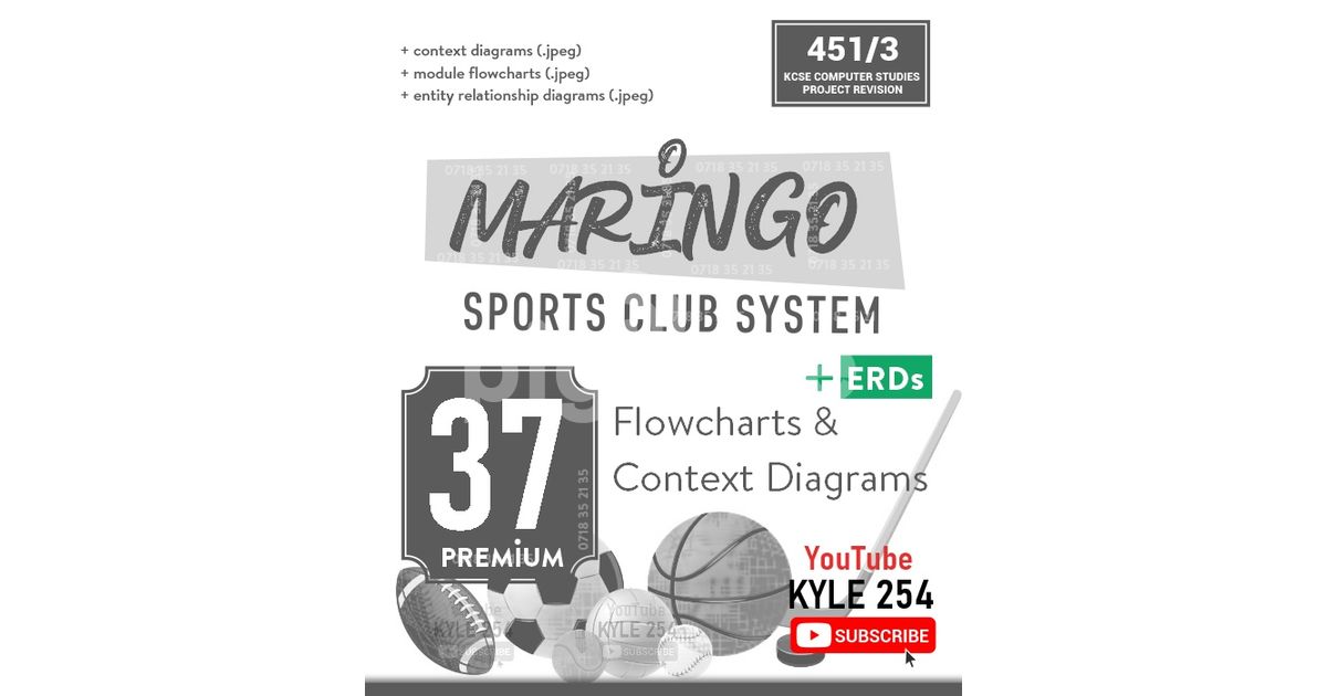 Maringo Sports Club System Flowcharts Other Diagrams in Thika Town