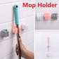 1Pc Wall Mounted Mop Holder