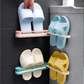 Bathroom Slippers Rack Wall Mounted Shoe