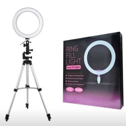 Ring Fill Light with Tripod Stand 26 Cm image 1