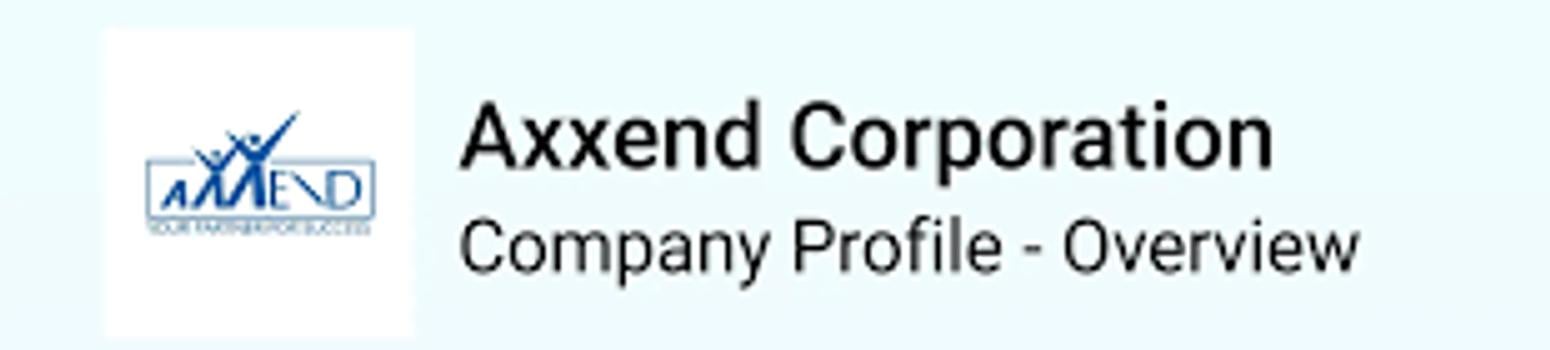 Axxend Corporation banner
