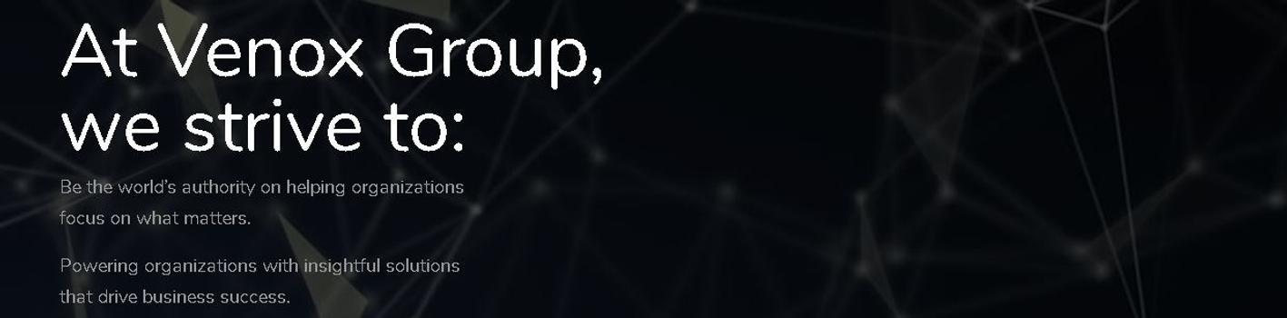 Venox Group banner