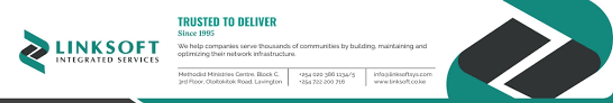 Banner for the company