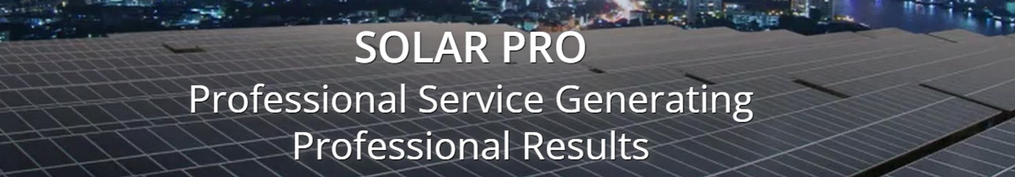 Solar Pro Energy Limited banner