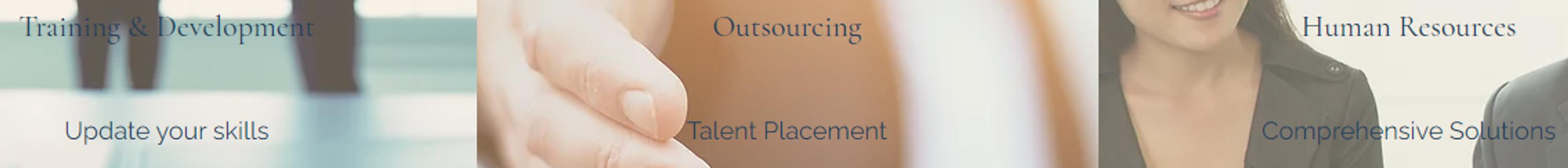 Banner for the company