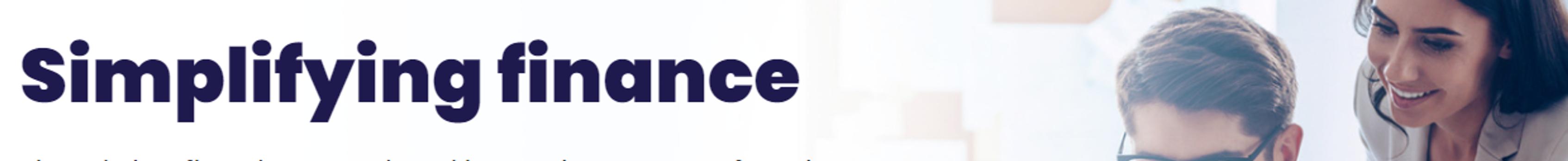 Banner for the company