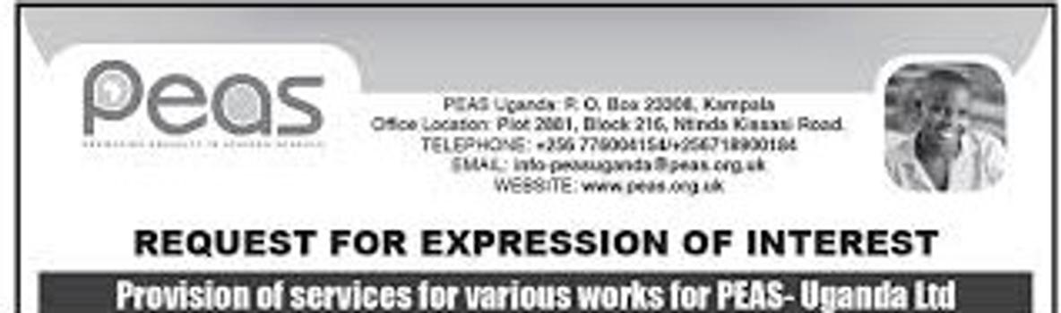 Peas Uganda banner
