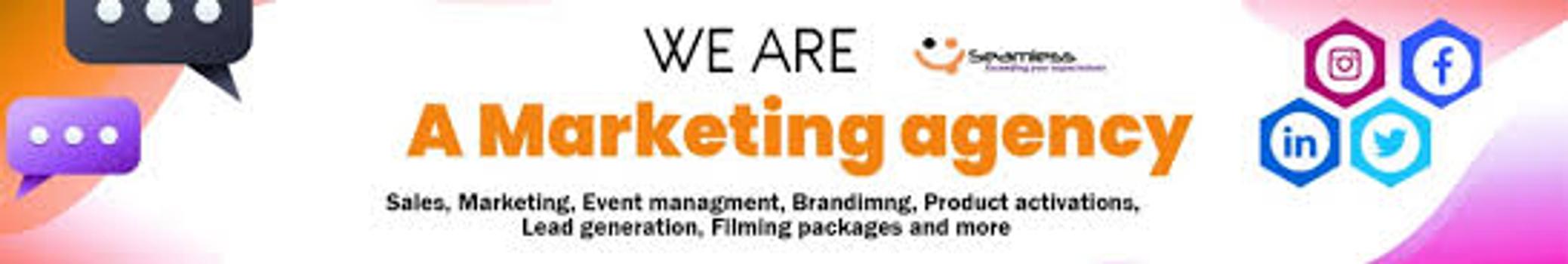 Banner for the company