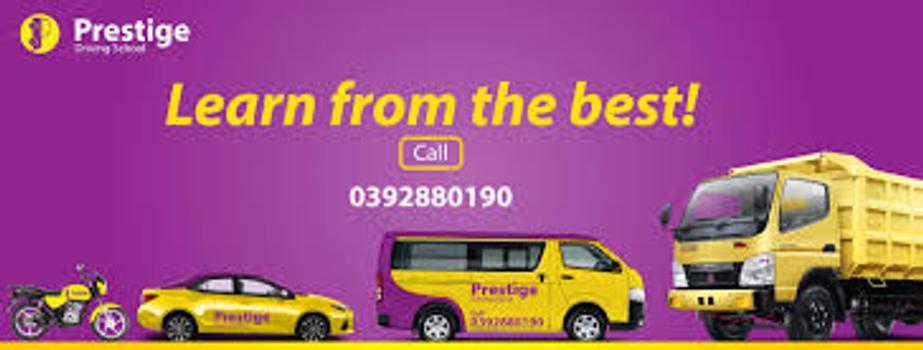 Prestige Driving School banner