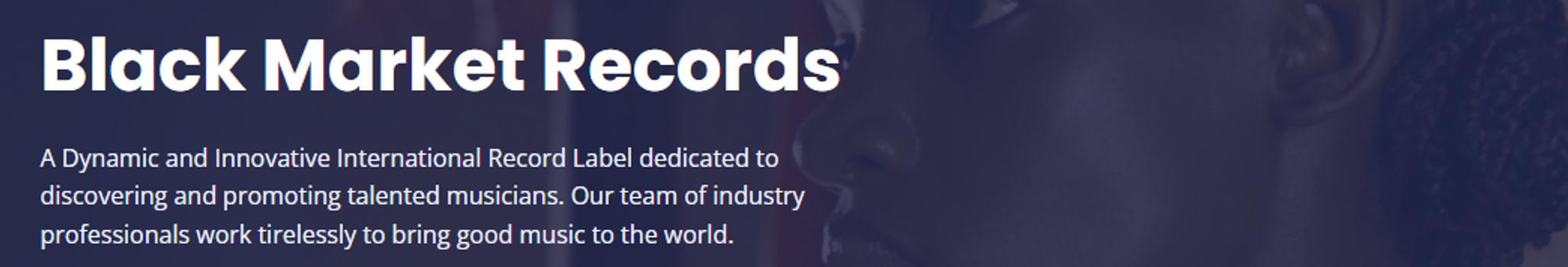 Black Market Records banner