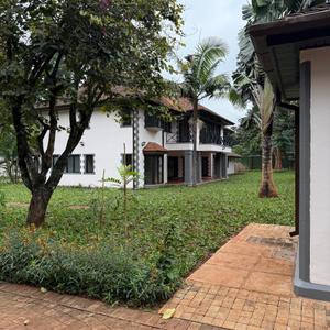 Wealthlink presents a grand meticulously finished and charming 5 bedroom house in the heart of Gigiri.
It sits on half an acre in a secure and pleasant neighborhood in a gated community.
Ground floor:
o Spacious lounge cum dining with a fireplace
o Spacious modern kitchen
o Large pantry
o Ensuite guest bedroom
o Laundry area
o Servant quarters for 3
Upstairs:
o Safe haven
o Family room with a large balcony
o Office/library
o Ensuite 3 bedrooms with closets and bathtubs
o Master ensuite enjoys a balcony view with walk in closet, bathtab , double sink and a private balcony
o All rooms with large windows and enough natural lighting
Other amenities:
o Perimeter wall and a n electric fence fence all around
o Sufficient parking with a car shade
o Garden lighting
o Solar water heating system
o Ample parking space for more cars
o Sufficient water supply and water backup
o Well-manicured large mature garden with mature trees
It meets UN and Embassies security standards.
Contact us for more information and viewing arrangements