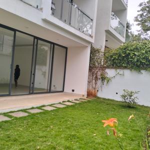 Its a precious and lustrous town house 5bedroom all ensuite with a staff quarters for one.
located in Lavington in a serene environs ,secure and good neighbor hood.
it offers a new concept of home living within the area.
it is blend of modern characterized by the latest design and finishes
it has the following numerous features
sunken lounge with a fire place
separate dining room
wooden flooring except the wet areas that contains ceramic tiles
has large windows to maximize natural light and air circulation
modern kitchen with  oil extractor, pantry and open to the dhobi area.
each bedroom has high quality inbuilt wardrobe, cubicle shower, bath tub and balcony
master bedroom has jacuzzi, shower and walk in closet
family room is upstairs
internet connected, alarm system installed and UN approved zone
with mature garden well manicured
Nairobi city water
solar panel
in gated community of   6 units
ample parking for 4 cars
perimeter wall round with an electric fence .
close to proximity high end schools like Nairobi international school, St Austins, Jaffery , Brae side and Brae burn
close to proximity shopping malls like Lavington Mall, Valley Arcade and Yaya centre