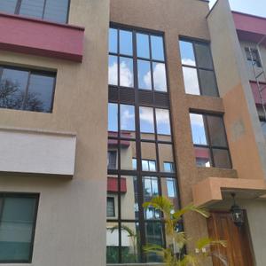 Its a precious and lustrous town house 5bedroom all ensuite with a staff quarters for one.
located in Lavington in a serene environs ,secure and good neighbor hood.
it offers a new concept of home living within the area.
it is blend of modern characterized by the latest design and finishes
it has the following numerous features
sunken lounge with a fire place
separate dining room
wooden flooring except the wet areas that contains ceramic tiles
has large windows to maximize natural light and air circulation
modern kitchen with  oil extractor, pantry and open to the dhobi area.
each bedroom has high quality inbuilt wardrobe, cubicle shower, bath tub and balcony
master bedroom has jacuzzi, shower and walk in closet
family room is upstairs
internet connected, alarm system installed and UN approved zone
with mature garden well manicured
Nairobi city water
solar panel
in gated community of   5units
ample parking for 4 cars
perimeter wall round with an electric fence .
close to proximity high end schools like Nairobi international school, St Austins, Jaffery , Brae side and Brae burn
close to proximity shopping malls like Lavington Mall, Valley Arcade and Yaya centre