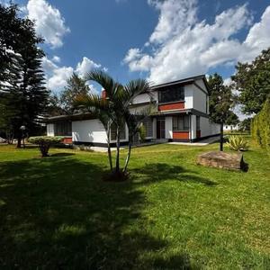Located in the prestigious Karen Bogani area, this luxurious 5 bedroom all en-suite home offers an exceptional blend of elegance, space, and privacy. Set on a beautifully landscaped 1-acre plot within a secure gated community, the residence features spacious living and dining areas, a modern fully fitted kitchen, and premium finishes designed for comfortable family living.

The property also boasts a private swimming pool, 2 DSQs, ample parking, and a serene garden, making it an ideal choice for families, diplomats, and expatriates seeking an exclusive lifestyle in one of Nairobi's most desirable neighborhoods.

Property Features
5 bedrooms (all en-suite)
Modern fully fitted kitchen
Spacious living & dining areas
Private swimming pool
Expansive landscaped 1-acre garden
2 DSQs
Ample parking
Secure gated community with 24/7 security

Rent: KES 350,000 per month
