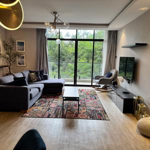 UN SECURITY approved  2 Bedrooms Taste fully furnished with modern Furniture . Well Light rooms and Great views . Conveniently located just minutes from Sarit Centre, Westgate Mall, top restaurants, and business hubs, with easy access to the Nairobi Expressway. Approximately 20 minutes to Gigiri (UN Offices) and 30 minutes to JKIA..✨ Apartment Features<br /> • Tastefully furnished living and dining area<br /> • Modern open-plan fitted kitchen with quality appliances<br /> • Spacious bedrooms with ample wardrobe space<br /> • Large balcony with stunning views<br /> • Bright interiors with abundant natural light<br /> • High-speed lifts and secure access<br /> <br /> 🏢 Lifestyle Amenities<br /> • Heated swimming pool<br /> • Fully equipped gym<br /> • Rooftop jogging track<br /> • Residents’ clubhouse with BBQ area and sunken fireplace<br /> • Full backup generator<br /> • Borehole water supply<br /> • Convenience store within the development<br /> • Ample parking and 24/7 security with CCTV surveillance<br /> <br /> A perfect combination of luxury, convenience, and lifestyle in the heart of Westlands.