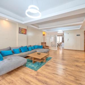 Rent: USD 2,200 per month

Experience the perfect blend of luxury, comfort, and convenience in this beautifully designed 3-bedroom fully furnished apartment in the heart of Kileleshwa.

From the moment you step inside, you’re welcomed by expansive, light-filled interiors, premium finishes, and a warm, homely ambiance that makes this residence truly one of a kind. Thoughtfully designed for modern living, it offers generous spaces ideal for both relaxation and entertaining.

Amenities:

* Swimming pool
* Fully equipped gym
* Dedicated office and co-working spaces
* On-site restaurant
* Secure, well-managed development