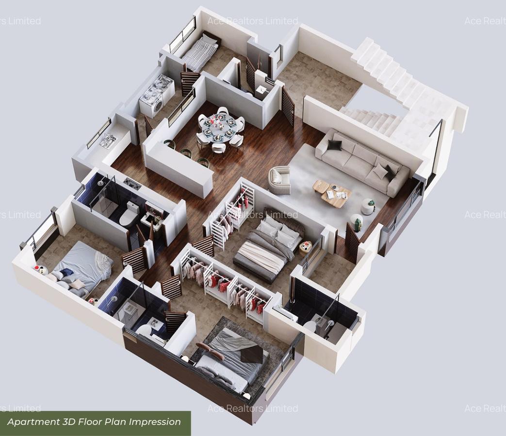 2 Bed Apartment with En Suite at Mlolongo - 2