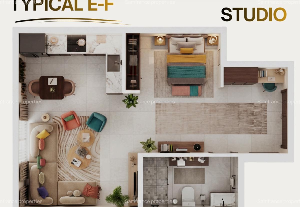 Studio Apartment with En Suite at Serena Road - 3